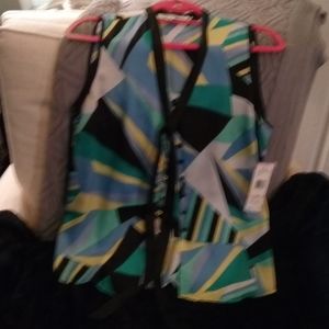 Nine West sleeveless blouse.